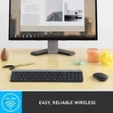 Logitech MK470 Ασύρματο Σετ Πληκτρολόγιο & Ποντίκι USB - Αγγλικό US - Μαύρο
