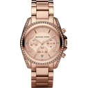 Michael Kors Blair Women's Watch 39mm Quartz Chronograph Rose Gold Stainless Steel Bracelet MK5263