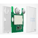 SONOFF Διακόπτης Τοίχου RF-T2EU2C Διπλός Εξωτερικός Φωτιζόμενος Λευκός 433MHz