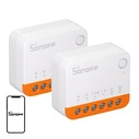 Sonoff Smart Switch Wi‑Fi 10A with Remote 2pcs (MINIR4 2Pack)