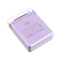 XO Φορητός Φορτιστής PR226 Mini Transparent Light Display Magnetic Absorption Fast Charging 10000mAh Purple