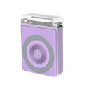 XO Φορητός Φορτιστής PR226 Mini Transparent Light Display Magnetic Absorption Fast Charging 10000mAh Purple