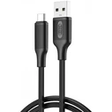 XO Καλώδιο USB High-Speed A αρσ. - USB Type-C αρσ. 15W 1.00m Μαύρο