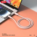 XO Καλώδιο USB σε Micro USB Μινιμαλιστικό Ροζ NB265
