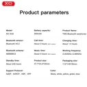 XO Ακουστικά Handsfree με Θήκη Φόρτισης X33 White Color