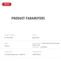 XO Καλώδιο Ήχου NB-R279A IP σε 3.5 Μαύρο