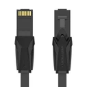 Καλώδιο Patch Vention CAT6 U/UTP Flat 2m Μαύρο (IBABH)