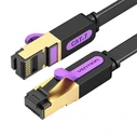 VENTION Flat Cat 7 Patch Cable 1M Black ICABF VENICABF