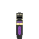 VENTION Flat Cat 7 Patch Cable 2M Black ICABH VENICABH