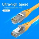 Network Cable VENTION Cat.6A SFTP Patch Cable 0.5M Yellow IBHYD