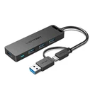 Vention Hub 4 Θυρών USB 3.0 με σύνδεση USB-C CHTBB