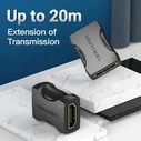 Vention HDMI Female to Female Coupler Adapter Black 2 Pack AIRB0 2 VENAIRB0 2
