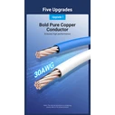 Network Vention Cotton Braided Cat 8 SFTP Patch Cable 2M Black IKGBH VENIKGBH