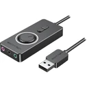 Vention USB 2.0 External Stereo Sound Adapter with Volume Control 0.5M Black ABS Type (CDRBD) (VENCDRBD)