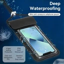 VENTION Waterproof Phone Pouch up to 5 Black