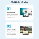 Vention Micro HDMI to HDMI 4K HD Cable 2M Black (AGIBH) (VENAGIBH)