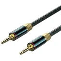 VENTION Audio Cable 3.5mm TRS Male to Male 0.5m Cotton Braided Green Copper Type