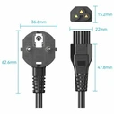 Vention EU Power Cable 1.85 m (ZCKBAC)