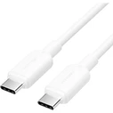 USB Cable VENTION USB 2.0 Type C Male to Type C Male 3A Cable 1M White PVC TRCWF