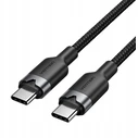 USB Cables VENTION USB 2.0 Type C Male to Type C Male 3A Cable 1M Black Aluminum Alloy Type TRDBF
