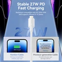 VENTION Καλώδιο USB C σε Lightning 1m Λευκό LAKWF