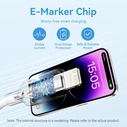 VENTION Καλώδιο USB C σε Lightning 1m Λευκό LAKWF