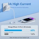 VENTION Καλώδιο USB C σε Lightning 1m Λευκό LAKWF