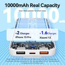 VENTION Power Bank 10000mAh 22.5W Μαύρο Led Display Type FHOB0