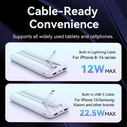 VENTION Power Bank 10000mAh 22.5W Μαύρο Led Display Type FHOB0