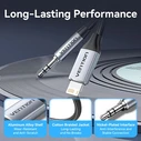 Vention Καλώδιο Lightning σε 3.5mm BMCHF Cotton Braided Aluminum Alloy Type
