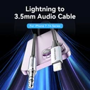 Vention Καλώδιο Lightning σε 3.5mm BMCHF Cotton Braided Aluminum Alloy Type