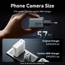 Vention Φορτιστής Χωρίς Καλώδιο GaN με Θύρα USB-A και Θύρα USB-C 30W Μαύρος