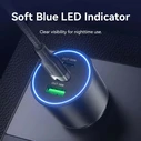 Vention Φορτιστής Αυτοκινήτου Three Port USB C C A 100W 30W 18W FFQB0 Black