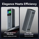 Vention 27000mAh Power Bank (USB-C + USB-C/USB-C/USB-A) 140W Gray LED Display Type (FKEH0) (VENFKEH0)