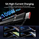VENTION Καλώδιο Φόρτισης 3 in 1 USB 2 0 Type C Male to USB C Male USB C Male και Lightning Male 5A Retractable 1 1M Blue TRKSBE