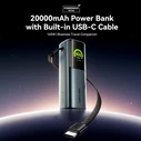VENTION Powerhive 20000mAh 165W Power Bank (USB-C + USB-A) Γκρι TFT
