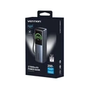 VENTION Powerhive Power Bank 27000mAh 200W με TFT οθόνη (USB-C/USB-C/USB-A) - Γκρι