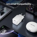 VENTION 1-Port USB C GaN Charger 30W EU Plug White