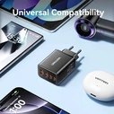 VENTION Φορτιστής GaN 4 Θυρών USB C C A A 30W 20W 18W 18W EU Μαύρο