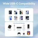 USB Cable Vention USB 2.0 A Male to C Male 3A 0.25m Black PVC Type CTWBC