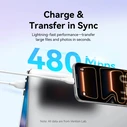 USB Cable Vention USB 2.0 A Male to C Male 3A 0.25m Black PVC Type CTWBC