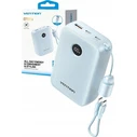 Vention 20000mAh Power Bank (USB-C + USB-C/USB-C/USB-A) with Built-in USB-C to USB-C Cable 22.5W Blue LED Display Universal Type (FKBL0-C-TY) (VENFKBL0-C-TY)