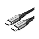 USB Cables VENTION USB 2.0 C Male to C Male 5A Cable 1M Gray Flexible PVC Type TRWHF