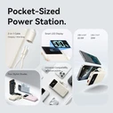 Vention XGYP0-39-TY Power Bank 10000mAh 22.5W Ροζ (Gradient Pink) με Ενσωματωμένο Καλώδιο USB-C + USB-A, Οθόνη LED