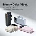 Vention 20000mAh Power Bank (USB-C + USB-A) with Built-in Cable 22.5W White LED Display Type (XGYW0-40-TY) (VENXGYW0-40-TY)