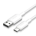 USB Cables Vention USB 2 0 A Male to C Male 3A Cable 1M White Flexible PVC Type CWAWF