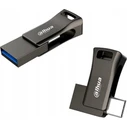 Dahua MEMORY DRIVE FLASH USB3 32GB (DHI-USB-P639-32-32GB) - USB Type-A/Type-C, USB 3.2 Gen 1, Metal Swivel, Black