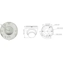 Dahua IP Κάμερα Παρακολούθησης Wi‑Fi Full HD 1080p Dome Αδιάβροχη IP67 με Φακό 2.8mm (IPC-HDW1230DT-SAW)