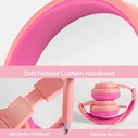 Blackview Kids Wired Foldable Fitbuds K1 Coral Pink