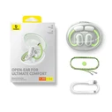 Baseus Eli Sport 1 PM20A Open Ear Bluetooth Handsfree Ακουστικά με Αντοχή στον Ιδρώτα και Θήκη Φόρτισης - Aurora Green